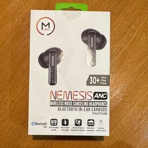 Nemesis Bluetooth In-Ear Headphones - Black